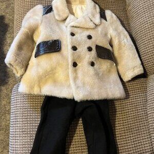 Boys Size 2-3 - Vintage Winter Jacket, Leggings and Hat Set